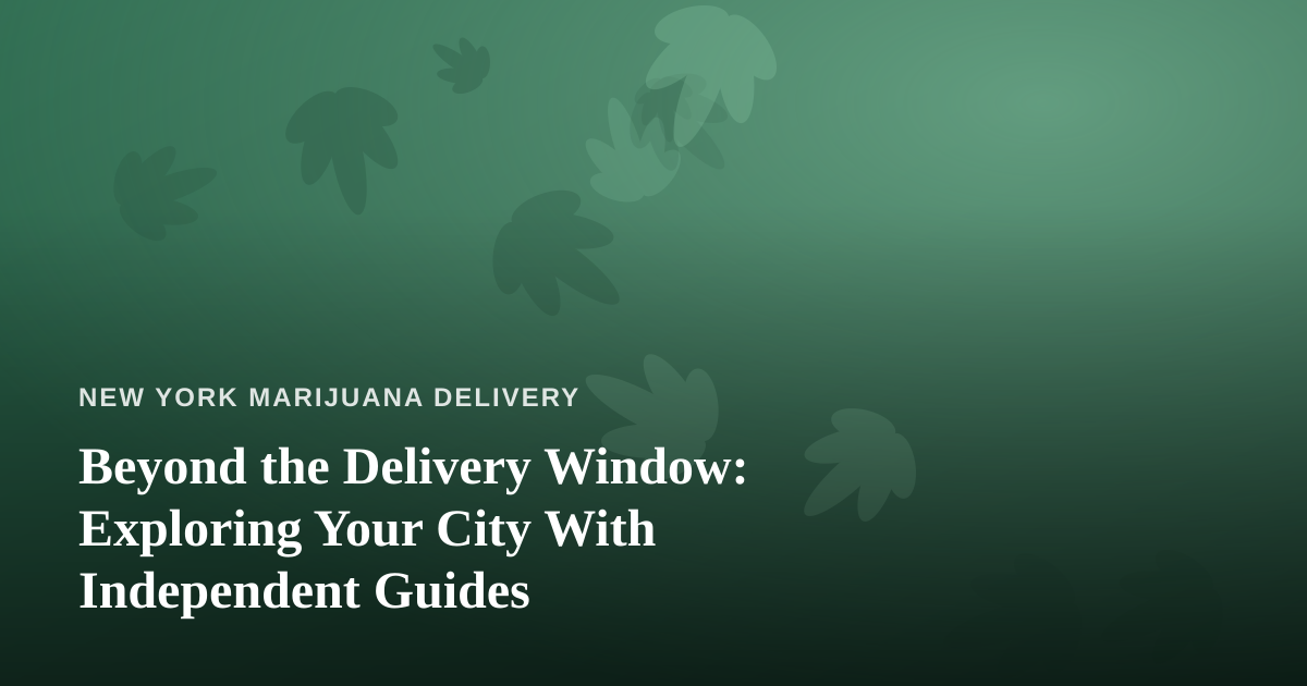 Beyond the Delivery Window: Exploring Your City With Independent Guides